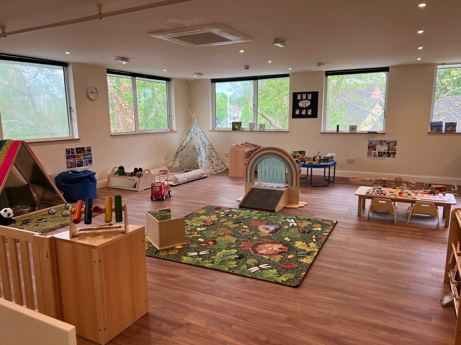 A welcoming nursery room at Little Giants in Uxbridge