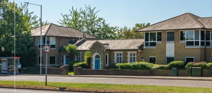 The exterior of Little Giants Nursery on Hillingdon Road